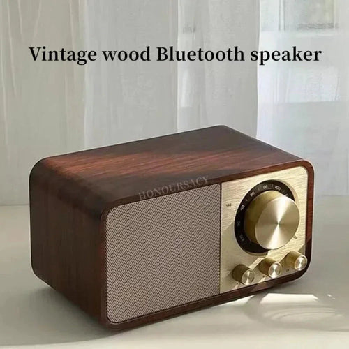 Enceinte en bois Vintage